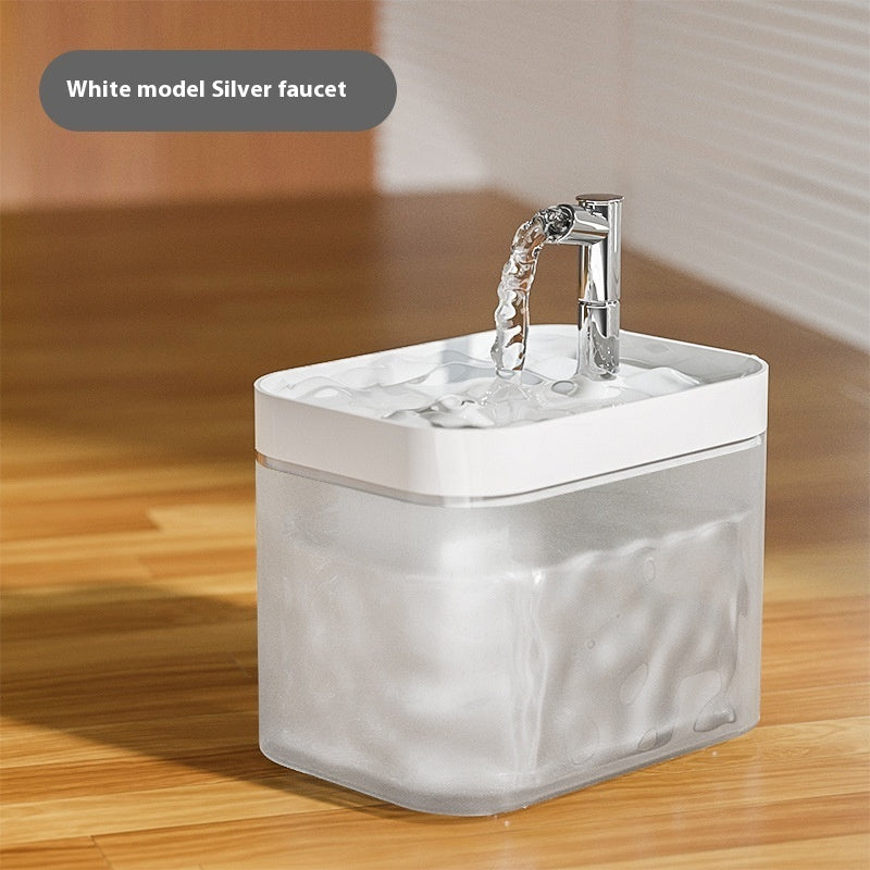 Cat Water Fountain Automatic Circulation Flow Water Fountain Kitten Drinking Water Apparatus