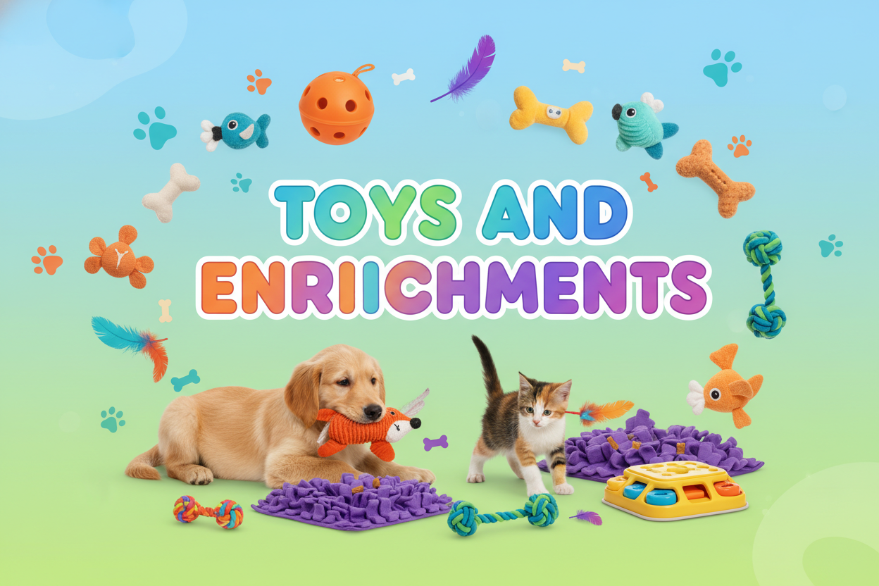 TOYS AND ENRICHMENTS