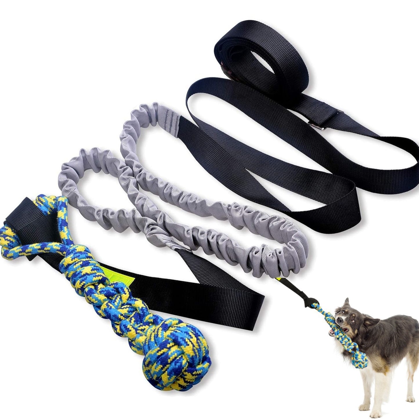 Pet Dog Tug Of War Rope Indoor Outdoor Bite Rope Toy